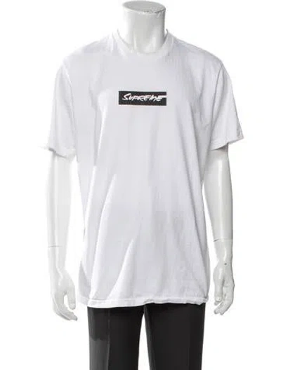 Pre-owned Supreme Graphic Print Crew Neck T-shirt In White