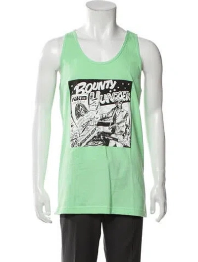 Pre-owned Supreme Graphic Print Scoop Neck T-shirt In Green