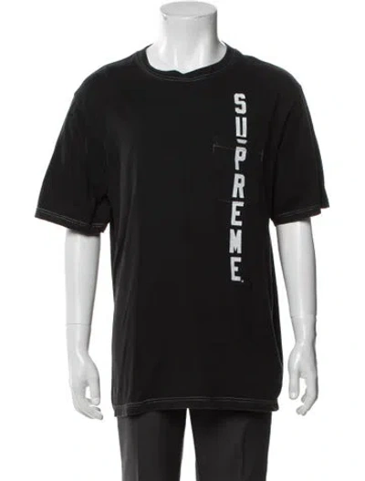 Pre-owned Supreme Graphic Print Short Sleeve Shirt In Black