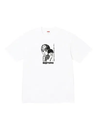 Supreme Graphic-print T-shirt In White
