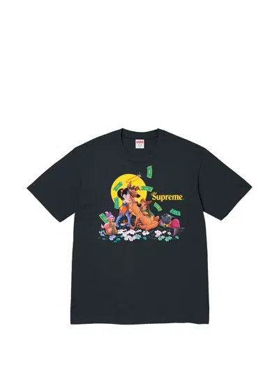 Supreme Graphic T-shirt In Black