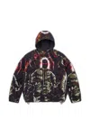 Supreme Graphic-print Raglan Jacket In Multi