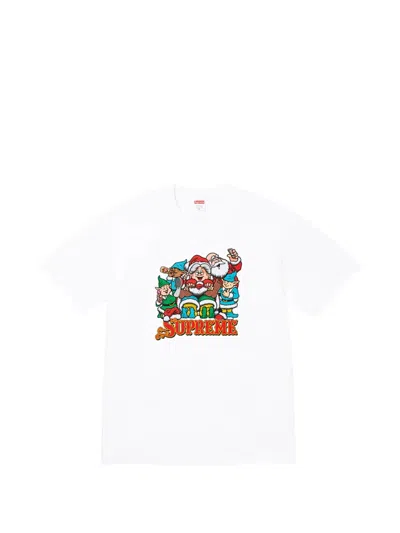 Supreme Graphic-print T-shirt In White