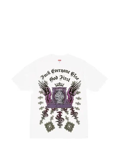 Supreme Graphic-print T-shirt In Multi