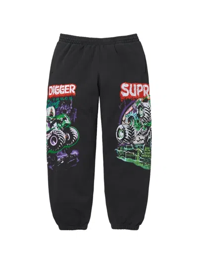 Supreme Grave Digger Track Pants In Black