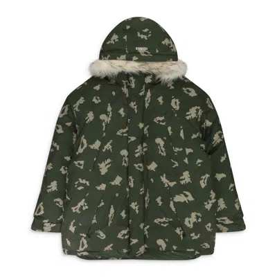 Supreme Green Camo Fur Parka
