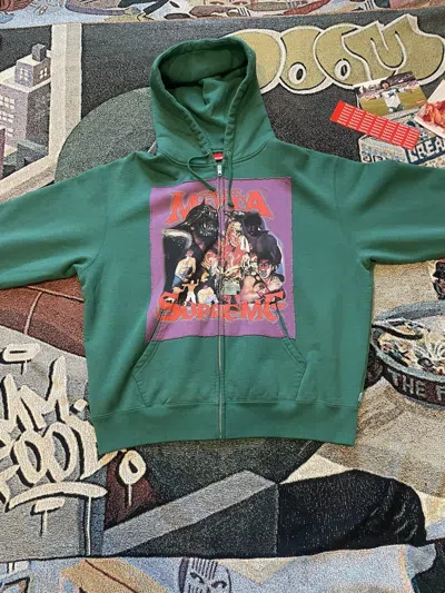 Pre-owned Supreme Green Muta Zip Up