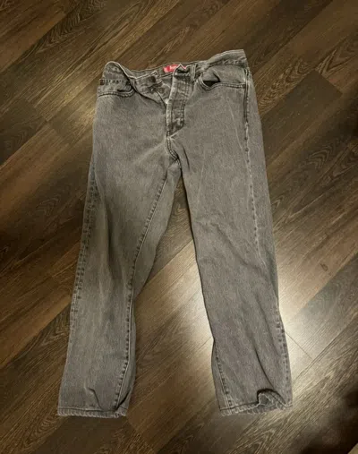 Pre-owned Supreme Grey 30x28  Jeans
