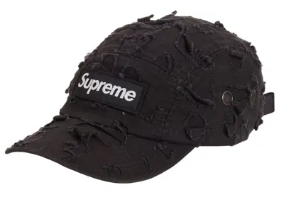 Pre-owned Supreme Griffin Camp Cap In Black