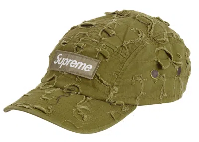 Pre-owned Supreme Griffin Camp Cap In Light Olive