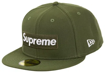 Pre-owned Supreme Grinch Box Logo New Era 59fifty Fitted Cap In Green