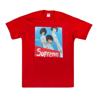 Pre-owned Supreme Group T-shirt 'red'