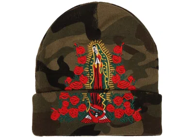 Pre-owned Supreme Guadalupe Beanie In Camo