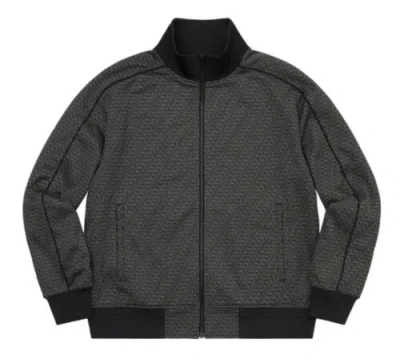 Pre-owned Supreme Guaranteed  Repeat Track Jacket Black Large Look Close Up Dope