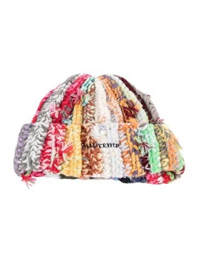 Pre-owned Supreme Hand Tied Beanie In Red