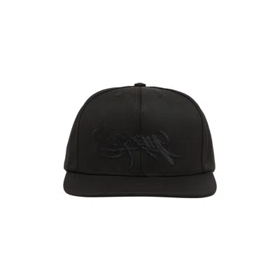 Pre-owned Supreme Handstyle 6-panel 'black'
