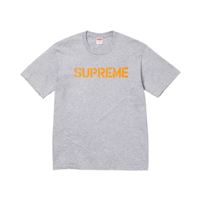 Pre-owned Supreme Hard Tee 'heather Grey' | Men's Size Xxl In Gray