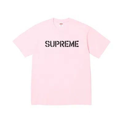 Pre-owned Supreme Hard Tee 'light Pink' | Men's Size M