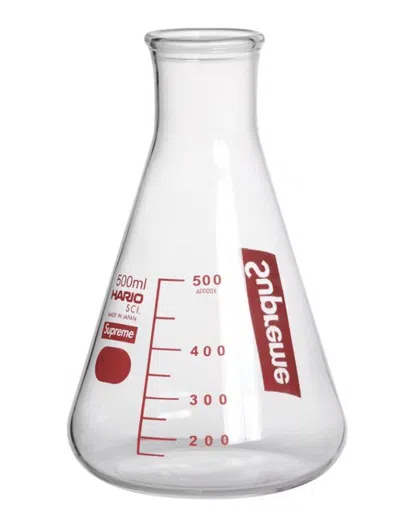 Pre-owned Supreme Hario Erlenmeyer Flask Clear In Multi