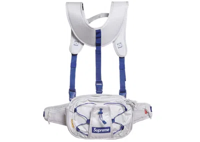 Pre-owned Supreme Harness Waist Bag In Silver