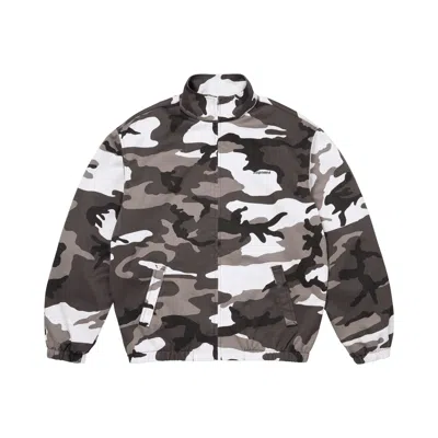 Pre-owned Supreme Harrington Jacket 'snow Camo' | White | Men's Size M