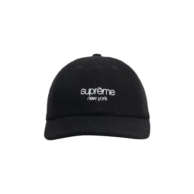 Pre-owned Supreme Harris Tweed 6-panel 'black'