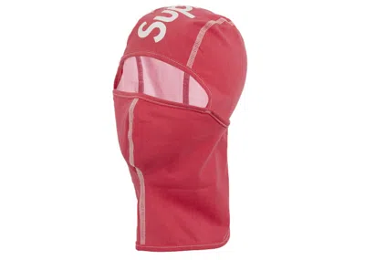 Pre-owned Supreme Heat Reactive Balaclava In Red