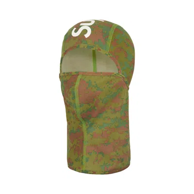 Pre-owned Supreme Heat Reactive Digi Camo Balaclava 'olive' | Green | Men's Size Onesize