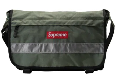 Pre-owned Supreme Hi Vis Messenger Bag In Olive