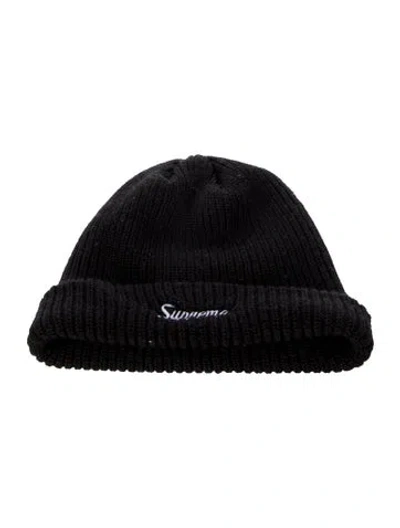 Pre-owned Supreme High Protein 5-panel Hat In Black