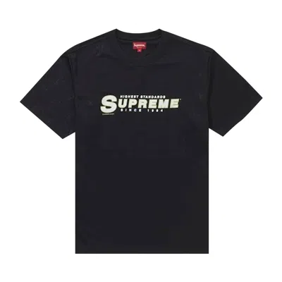 Pre-owned Supreme Highest Standard Athletic Short-sleeve Top 'black' | Men's Size L