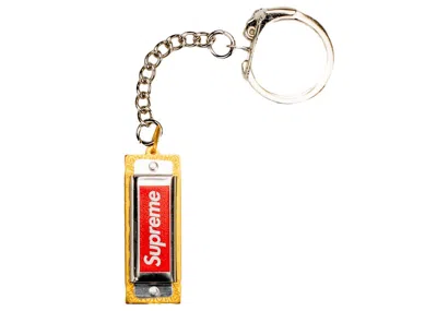 Pre-owned Supreme Hohner Keychain In Silver