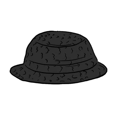 Pre-owned Supreme Hole Punch Denim Crusher Hat In Black