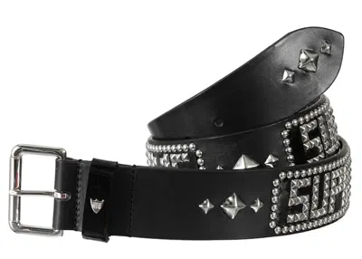 Pre-owned Supreme Hollywood Trading Company Studded Belt In Black