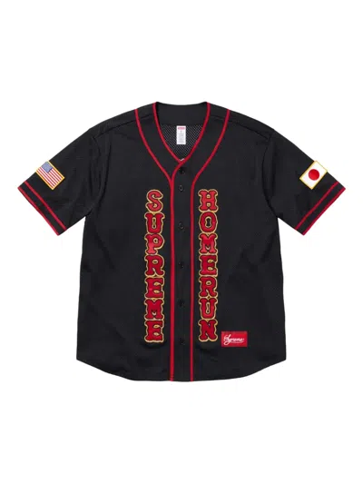 Supreme Homerun Shirt In Black