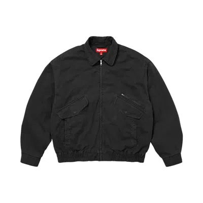 Pre-owned Supreme Hooded Utility Jacket 'black' | Men's Size S