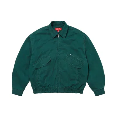 Pre-owned Supreme Hooded Utility Jacket 'dark Green' | Men's Size S