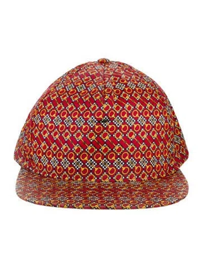 Pre-owned Supreme Horsebit Cap In Red