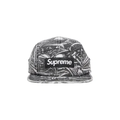 Pre-owned Supreme H.r. Giger Camp Cap 'black'