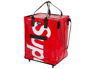 Pre-owned Supreme Hulken Rolling Tote Bag In Red