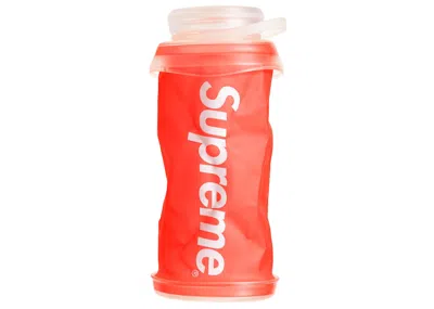 Pre-owned Supreme Hydrapak Stash 1.0l Bottle In Red