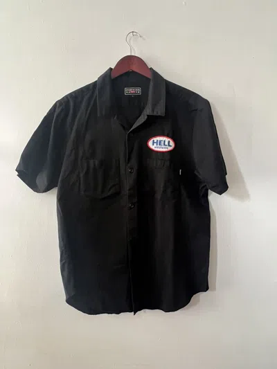 Pre-owned Supreme Hysteric Glamour Work Shirt In Black