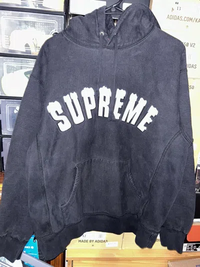 Pre-owned Supreme Icy Arc Hooded Sweatshirt Fw20 Size Large In Black