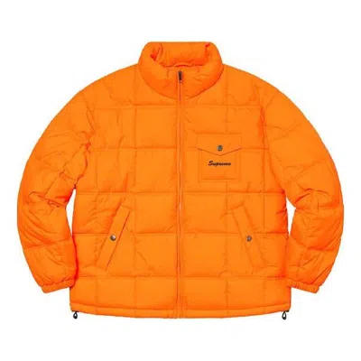 Supreme Iggy Pop Puffy Jacket 'orange Black'