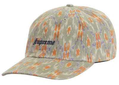 Pre-owned Supreme Ikat 6panel In Tan In Brown