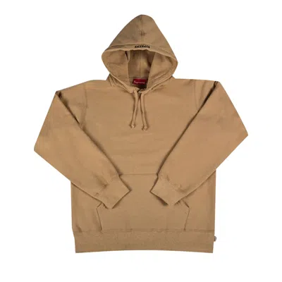 Pre-owned Supreme Illegal Business Hooded Sweatshirt 'light Brown' | Men's Size Xl