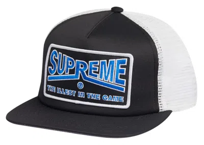 Pre-owned Supreme Illest Mesh Back 5panel In Black
