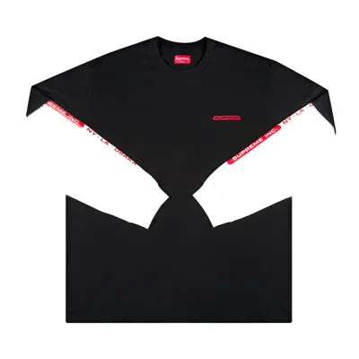 Pre-owned Supreme Inc. Paneled Long-sleeve Top 'black'