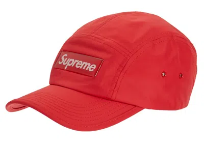 Pre-owned Supreme Inset Gel Camp Cap In Red