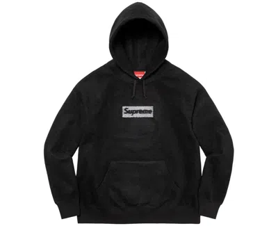 Pre-owned Supreme Inside Out Box Logo Hooded Sweatshirt Black S, M, L In Hand